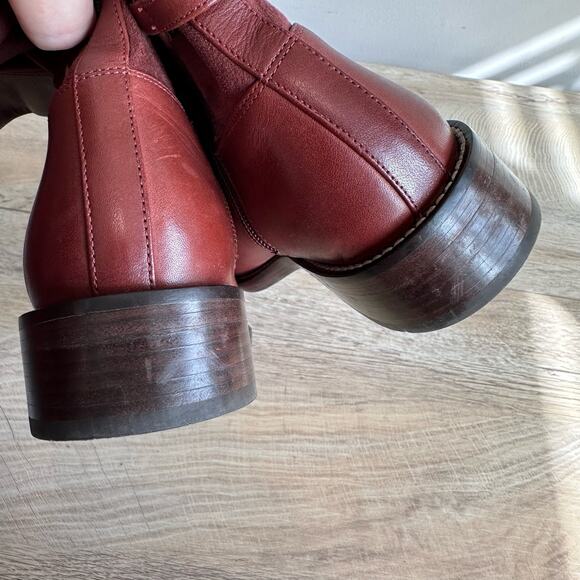 Cole Haan Parker Grand OS Knee High Boot Cherry Mahogany 7 - Picture 10 of 12